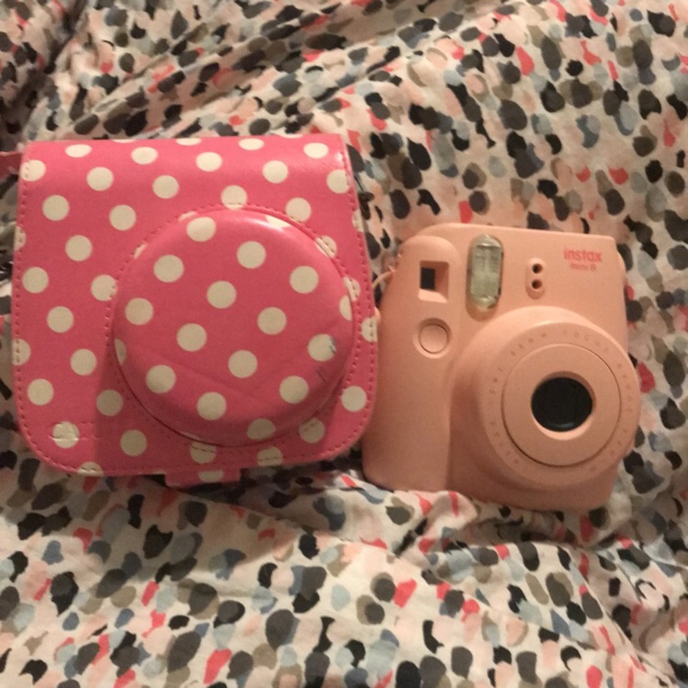 Fujifilm camera and case instead mini 8